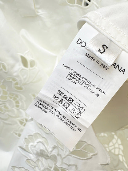 Do 25ss hollow shirt dress