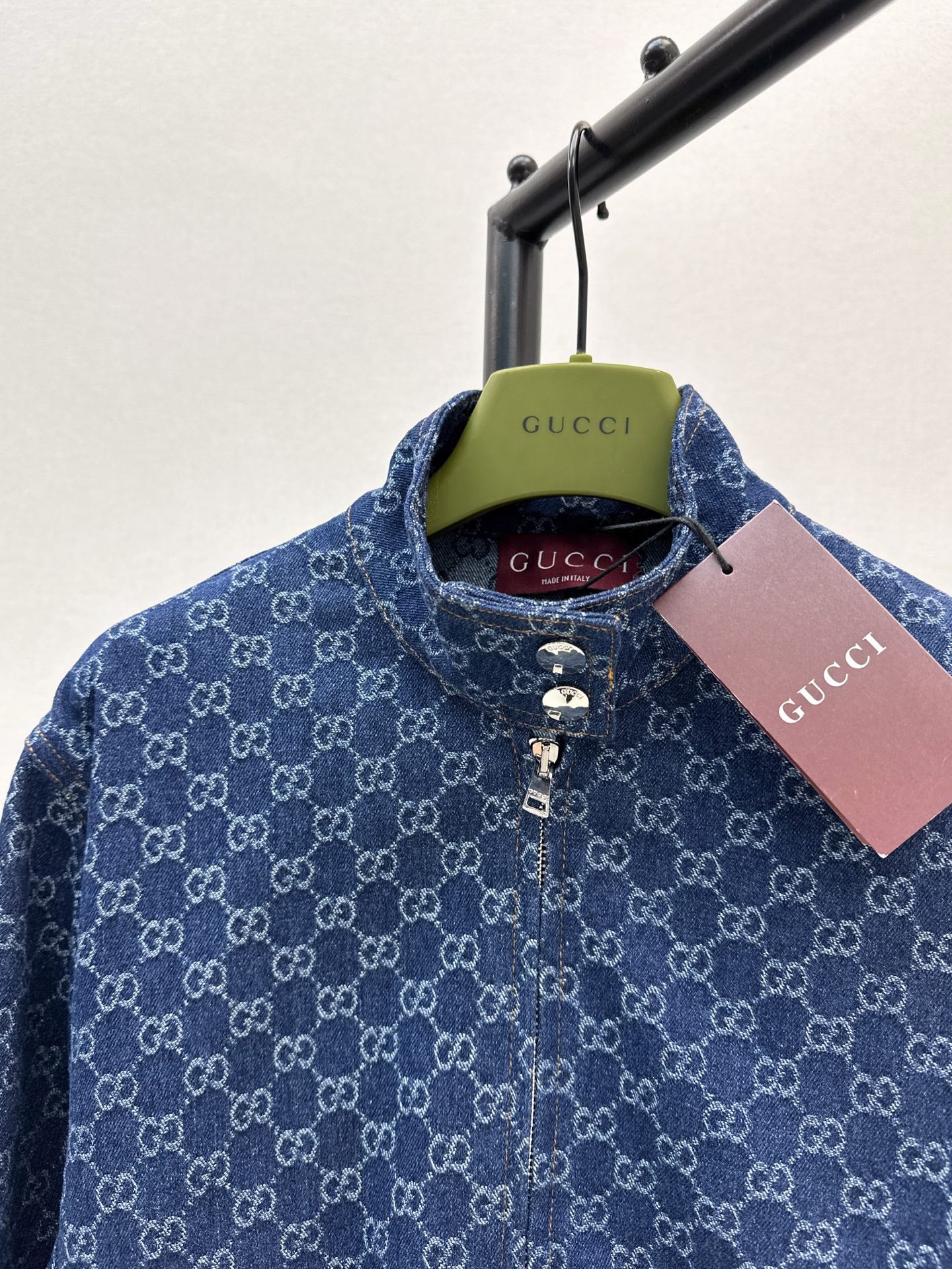 G 25ss jacquard denim jacket