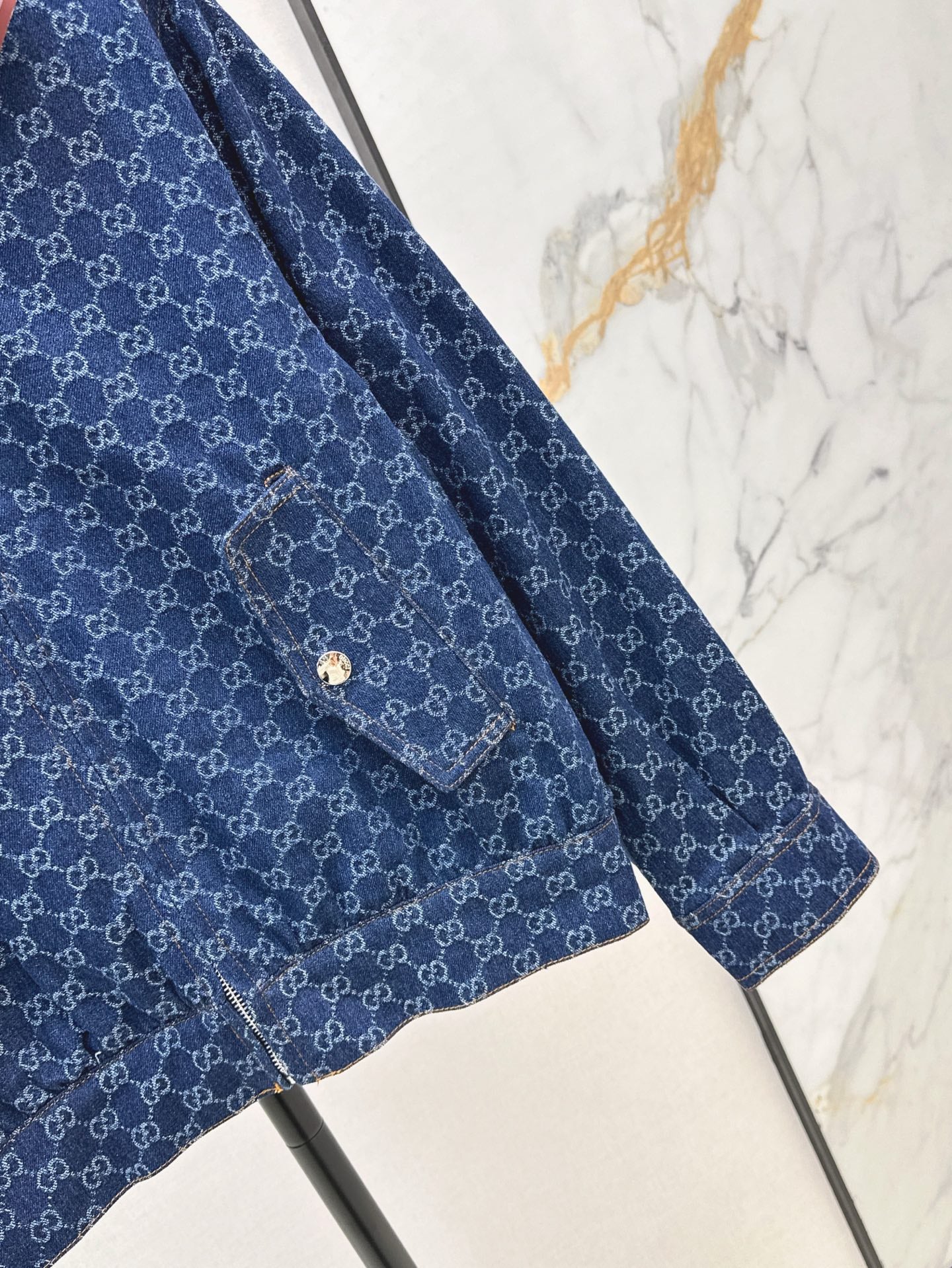 G 25ss jacquard denim jacket