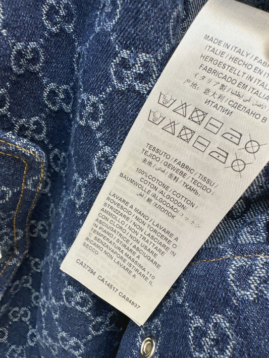 G 25ss jacquard denim jacket
