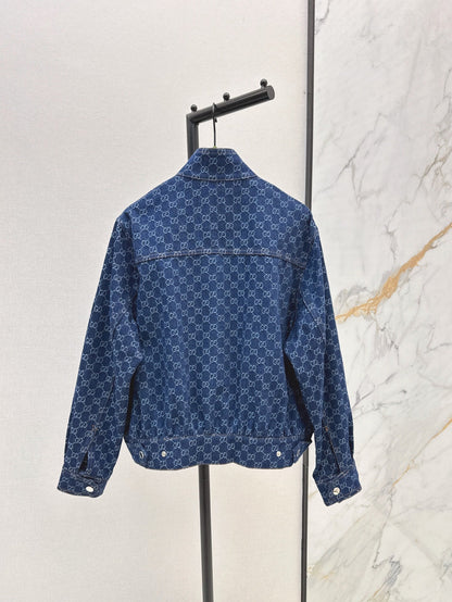 G 25ss jacquard denim jacket