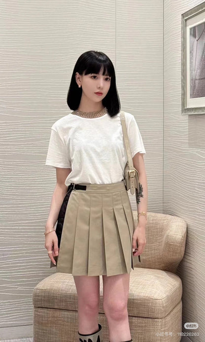 D 25ss beaded t-shirt