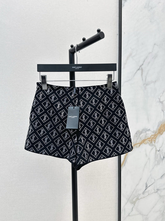 sa  25ss rhinestone short