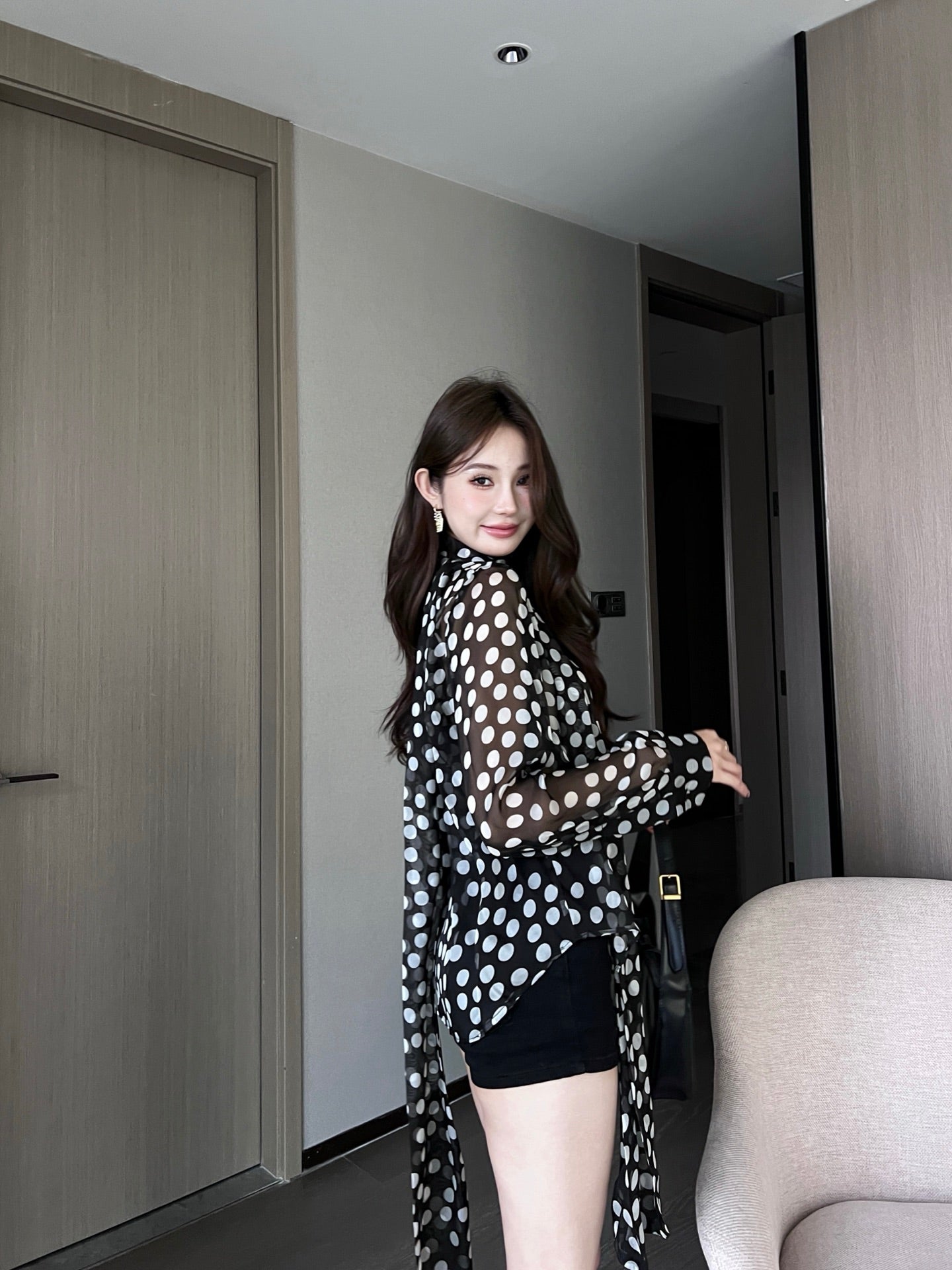 sa  25ss Silk shirt