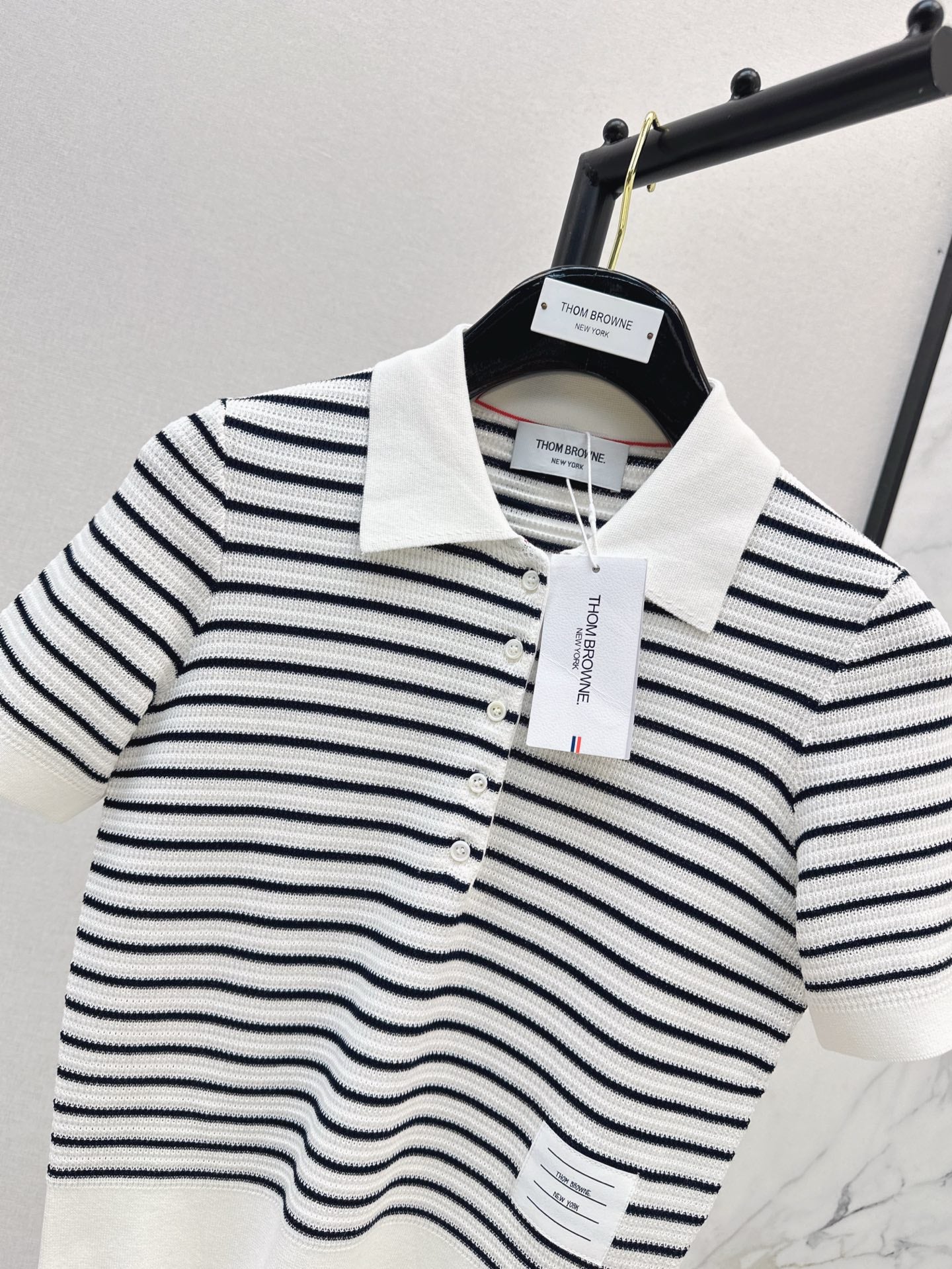 TH  25ss knitted polo shirt