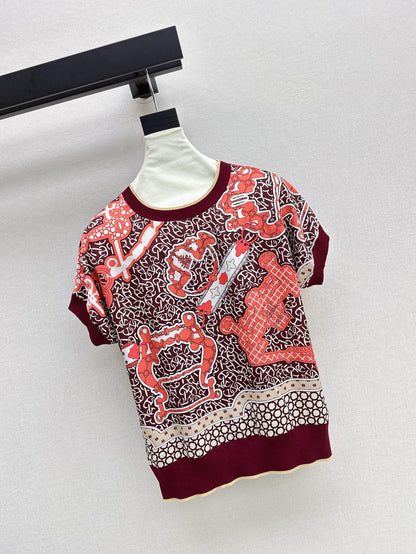 H 25ss knitted t-shirt
