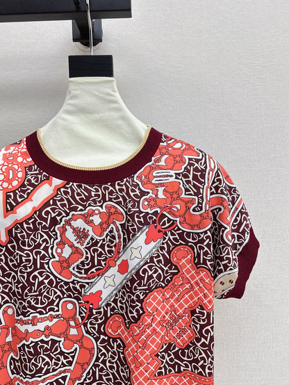H 25ss knitted t-shirt