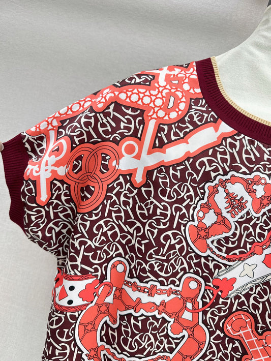 H 25ss knitted t-shirt