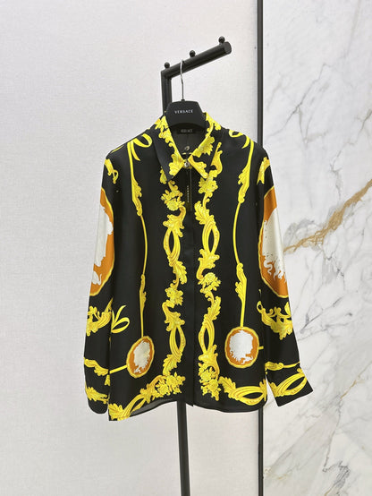 V  25ss Silk shirt