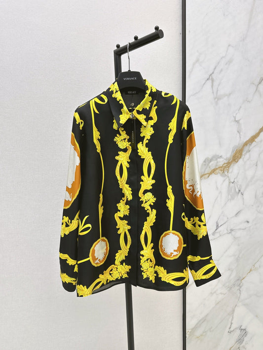 V  25ss Silk shirt