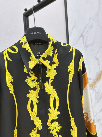 V  25ss Silk shirt