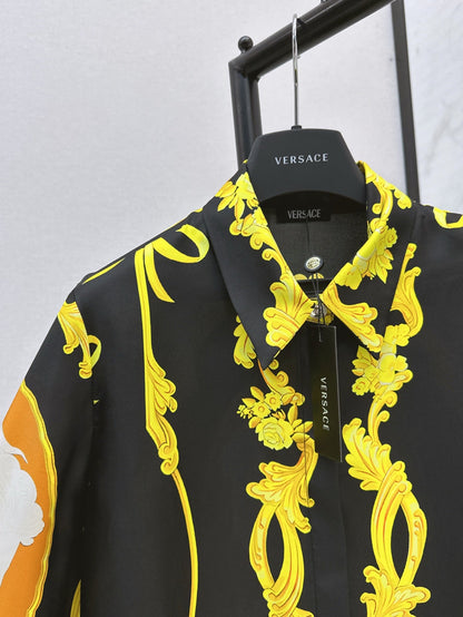 V  25ss Silk shirt