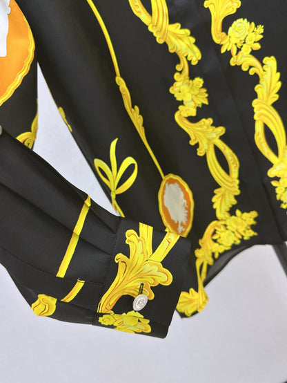 V  25ss Silk shirt