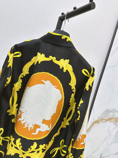 V  25ss Silk shirt