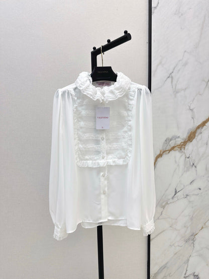 Val 25ss ruffle shirt