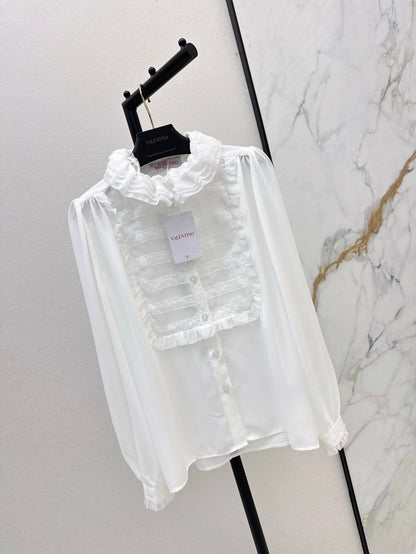 Val 25ss ruffle shirt