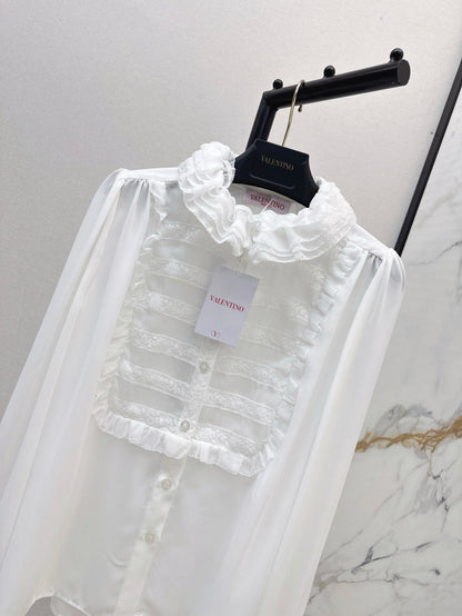 Val 25ss ruffle shirt