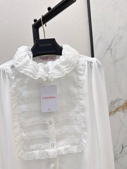 Val 25ss ruffle shirt