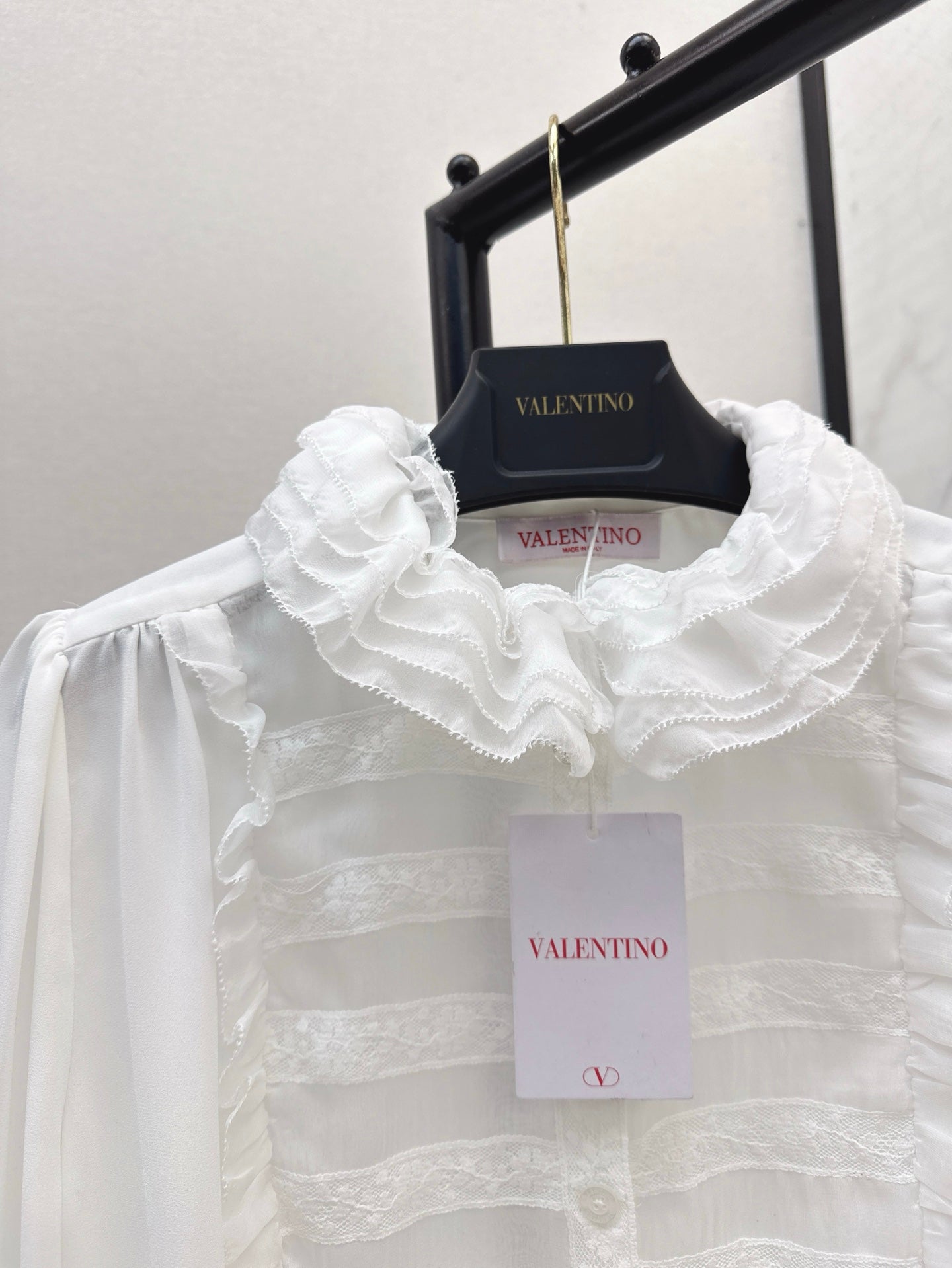 Val 25ss ruffle shirt