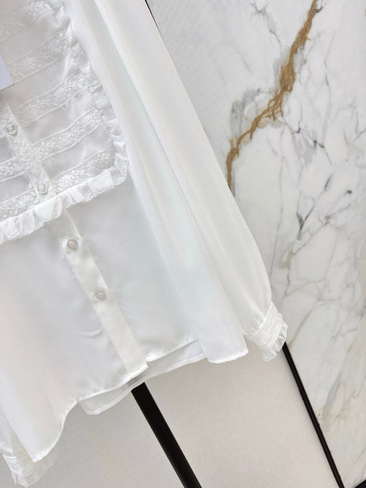 Val 25ss ruffle shirt
