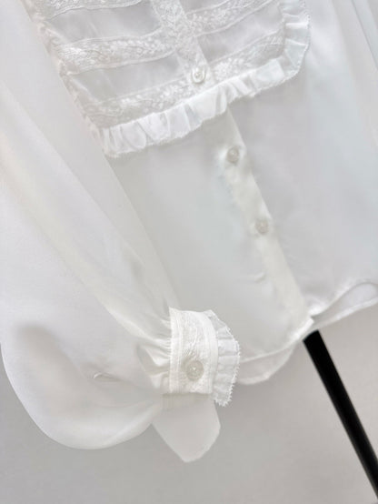 Val 25ss ruffle shirt