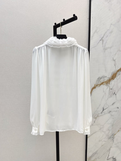 Val 25ss ruffle shirt