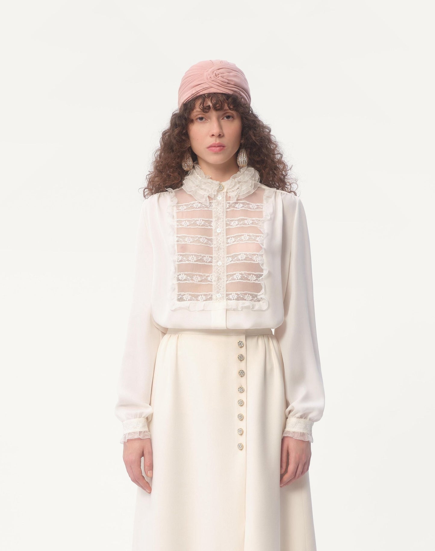 Val 25ss ruffle shirt