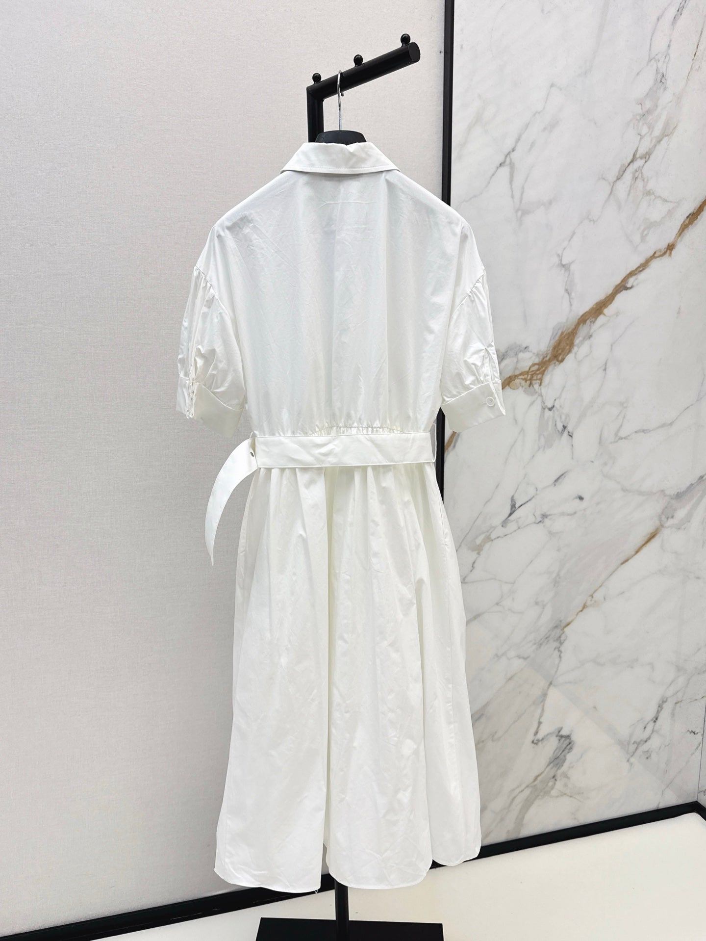 D 25ss beaded shirt dress