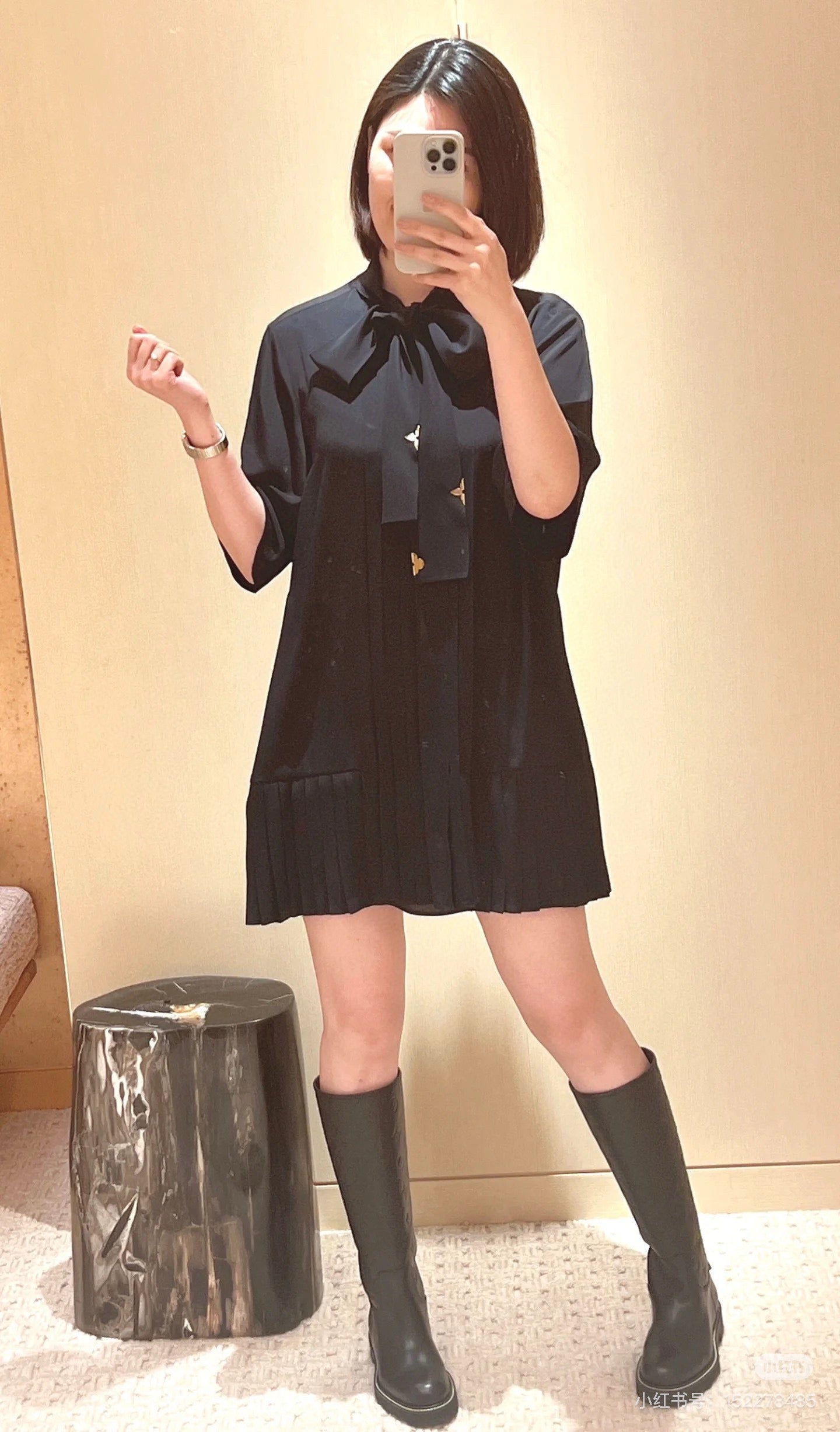 L 25ss ruffle dress