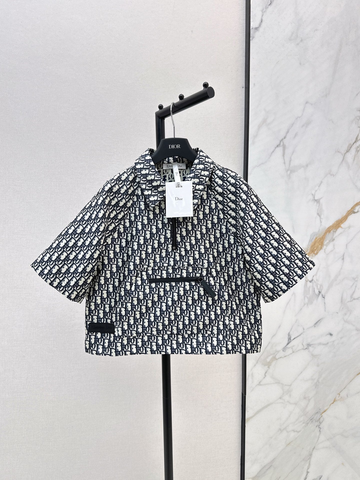 D 25ss jacquard smock shirt