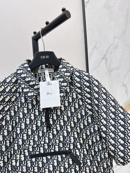 D 25ss jacquard smock shirt