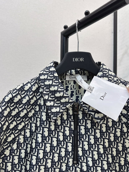D 25ss jacquard smock shirt