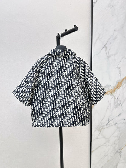 D 25ss jacquard smock shirt