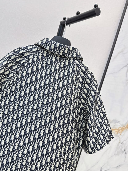 D 25ss jacquard smock shirt