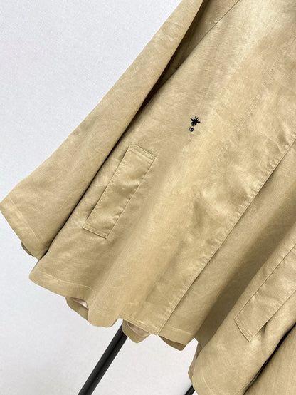 D 25ss Linen loose fit jacket