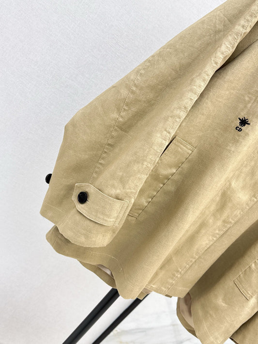 D 25ss Linen loose fit jacket