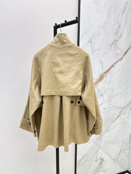 D 25ss Linen loose fit jacket