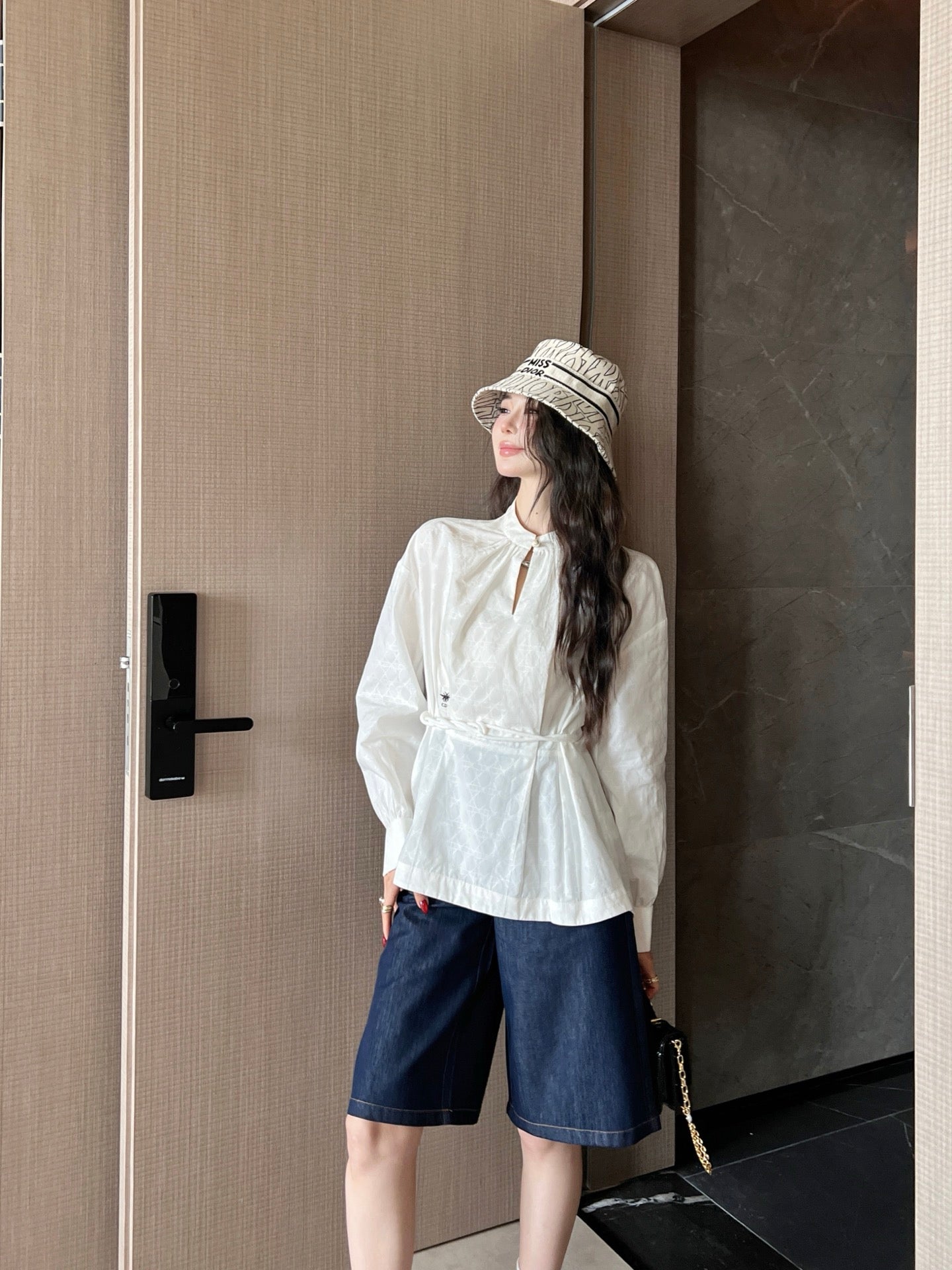 D25ss drawstring shirt