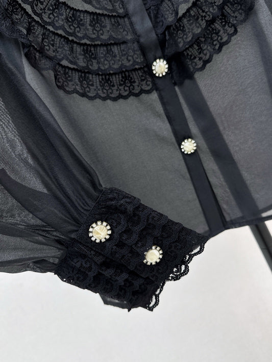 Vali 25ss lace shirt