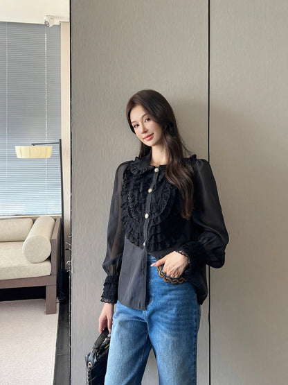 Vali 25ss lace shirt
