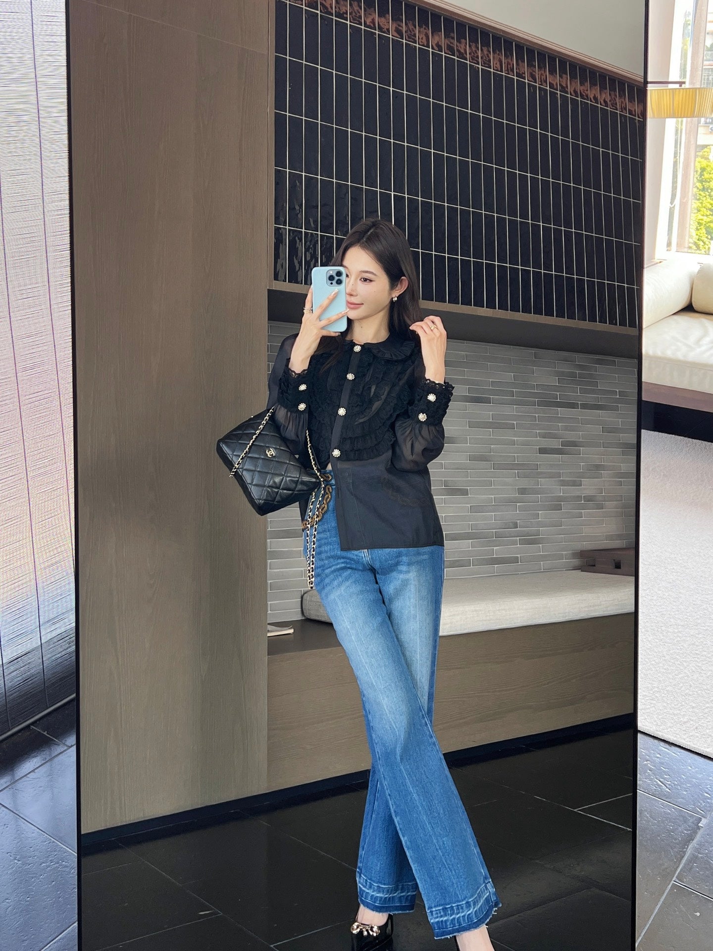 Vali 25ss lace shirt