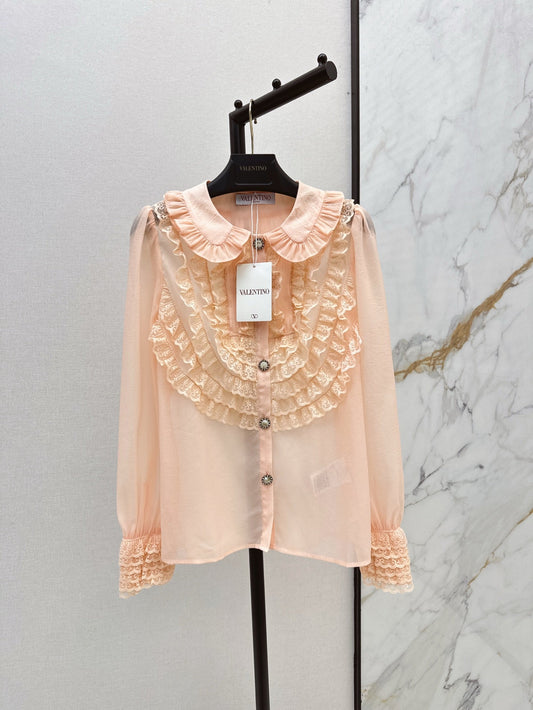 Val 25ss lace shirt