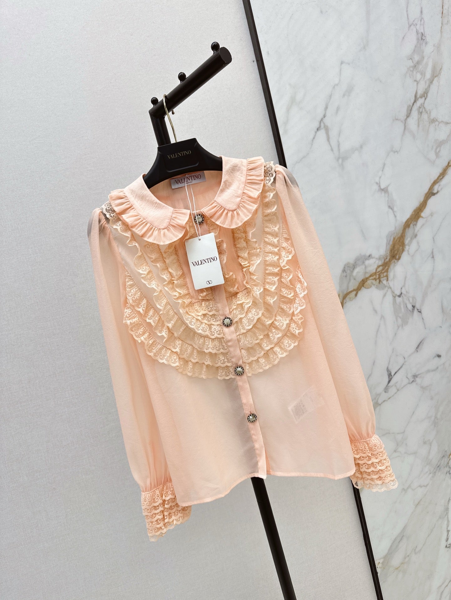 Val 25ss lace shirt