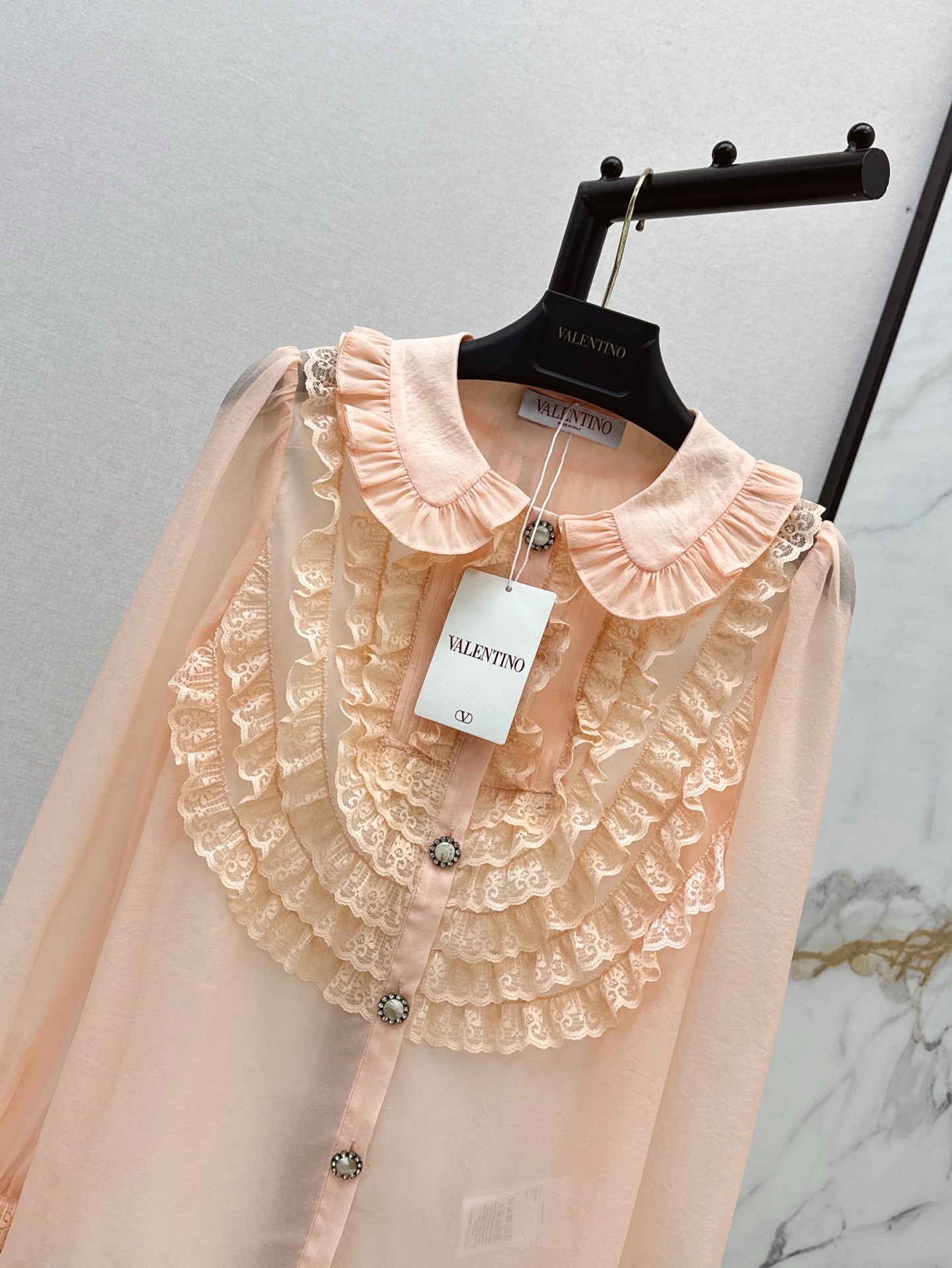 Val 25ss lace shirt