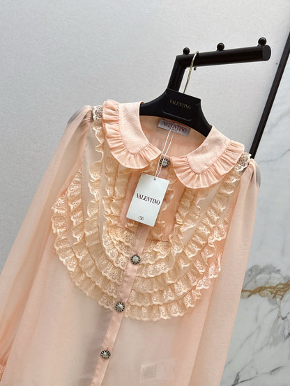 Val 25ss lace shirt