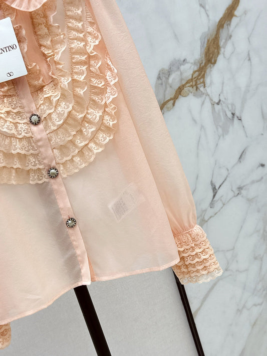 Val 25ss lace shirt