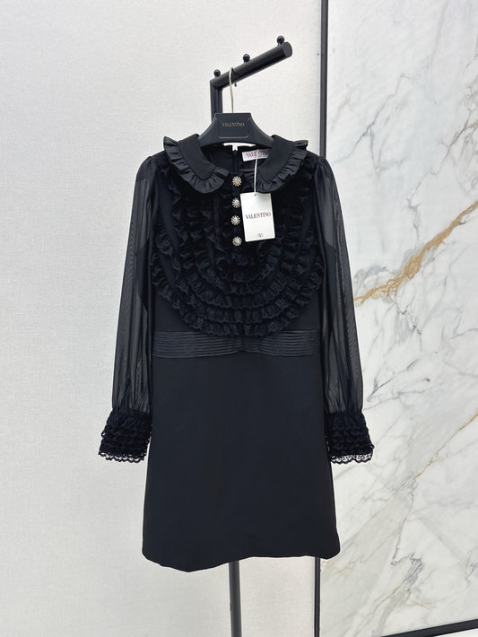 Val 25ss ruffle lace dress