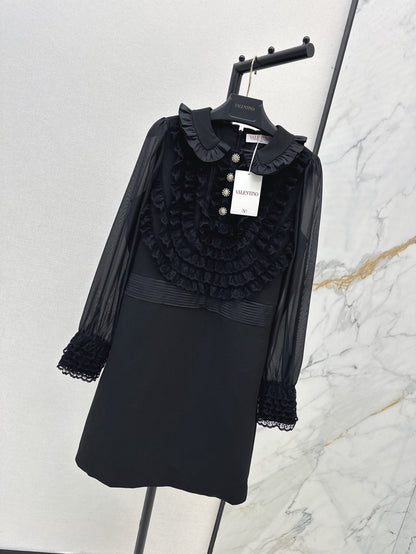 Val 25ss ruffle lace dress