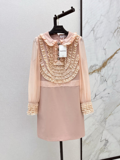 VA 25ss ruffle lace dress