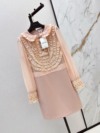 VA 25ss ruffle lace dress